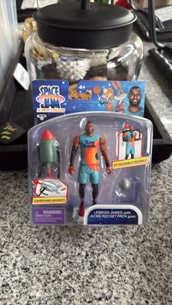 Space Jam LeBron James Action Figure with Rocket Pack