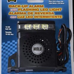 WOLO Back-Up Alarm Single Flash 97 Db
