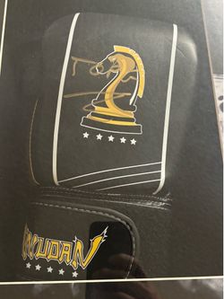 Andrew Tate TOPG  Signed Autographed Mark Of A Champion Wudan Boxing Glove Cash Or Bitcoin Only