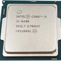 Intel Core I5 Processor 6400 2.70GHZ And 2400 3.10GHZ