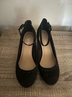 Black Sparkly Heels