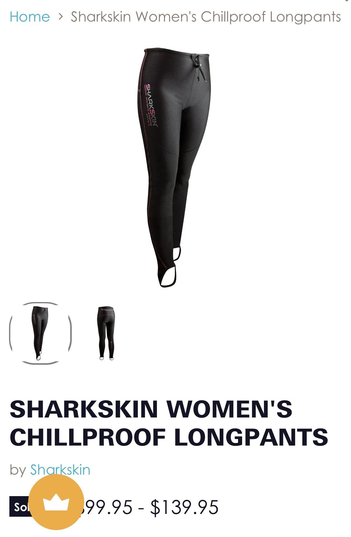 SHARKSKIN WOMEN'S CHILLPROOF LONGPANTS