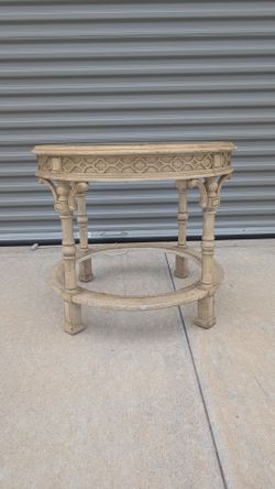 Solid Wood Vintage Side Table