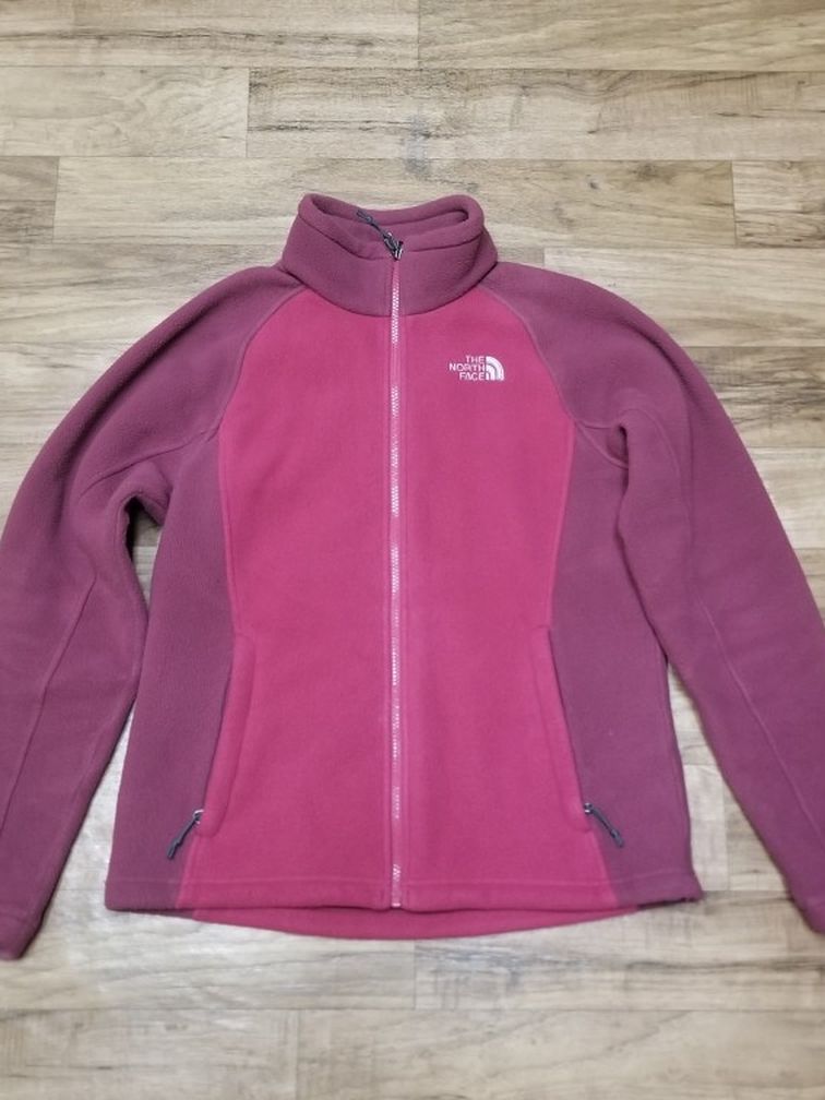 The North Face Women Fuchsia Fleece Jacket /Sz M