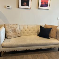 Beautiful, American Made Herringbone Couch!