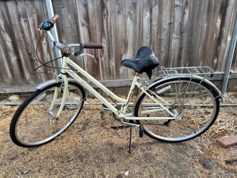 Schwinn Admiral 700c Adult Hybrid Bike, 7 Speed, Cream