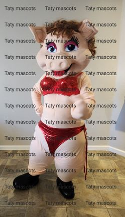 Piggy entertainer Mascot Costume For Sale Halloween Party Event