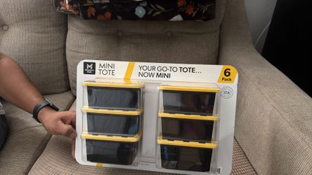 Mini tote bins
