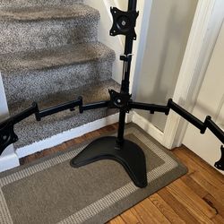 Quad  Computer Monitors Stand