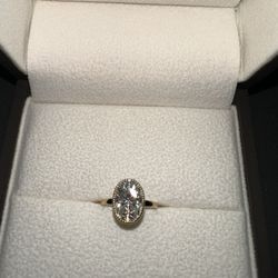 Moissanite Engagement Ring