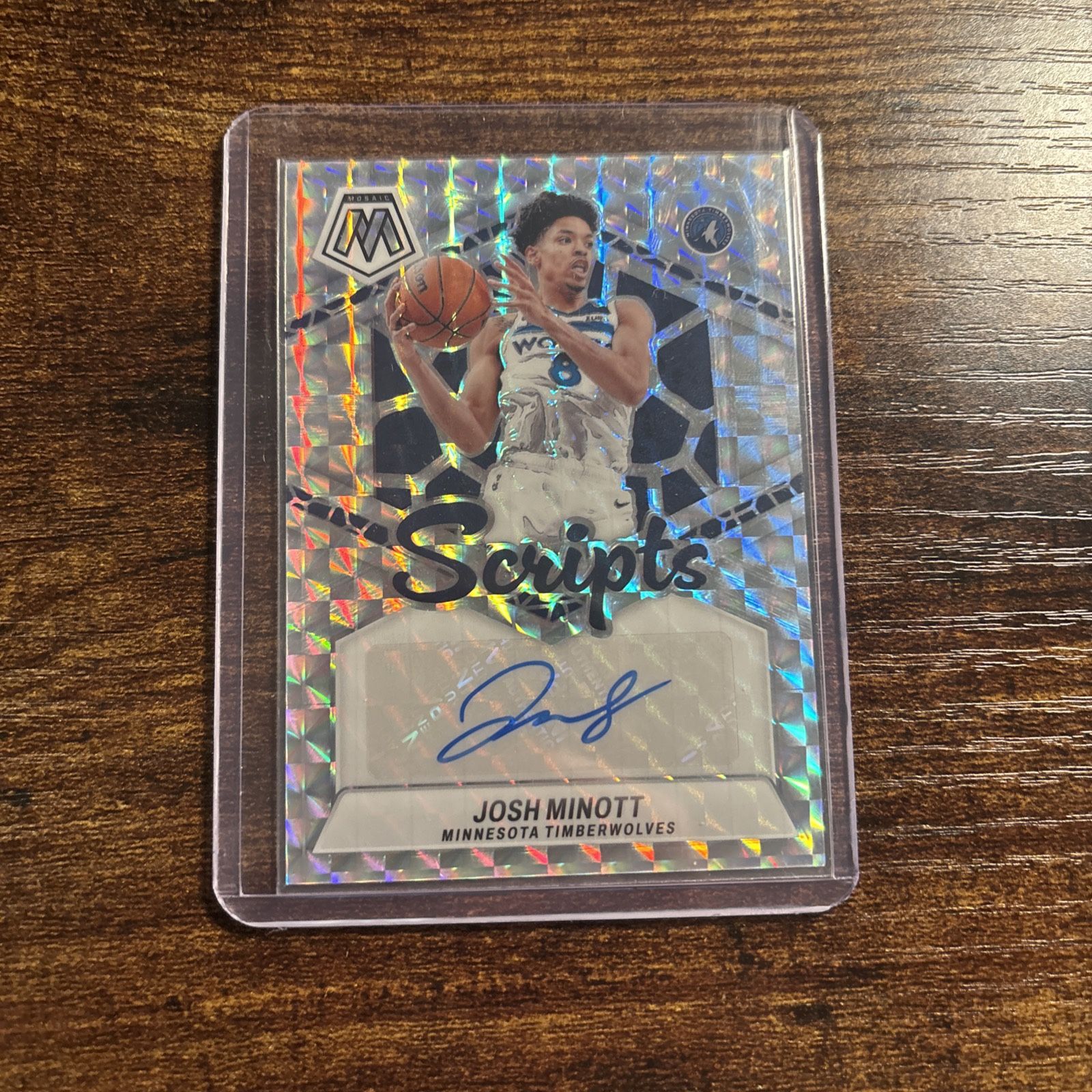 2023-24 Mosaic Scripts #MS-MIN Josh Minott