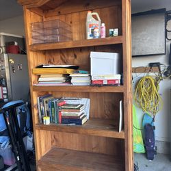 Arched Wooden Bookcase 