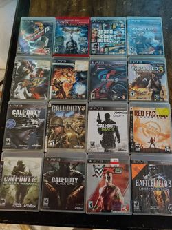 PS3 Game Lot – 16 Games READ