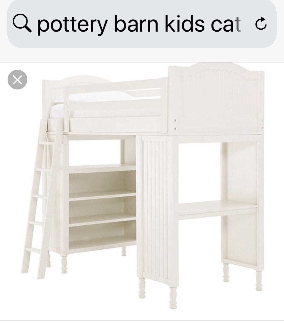 Pottery Barn Catalina Loft Bed Twin