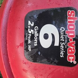 Shop Vac  Vacuum Cleaner  5 Gallon 2.5 Horse Power 