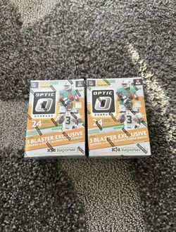 2020 Optic Football Blaster Box Purple Shock Lot Of 2