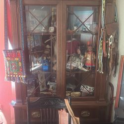Vintage Corner Cabnet
