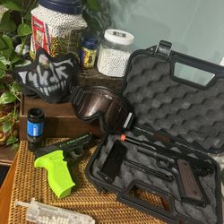 Complete Airsoft Pistol Starter Bundle - Valken 1911 GBB, Z11, Grenade & Full Gear