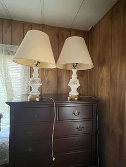 2 lamps from France