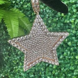 925 CZ STAR PENDANT 