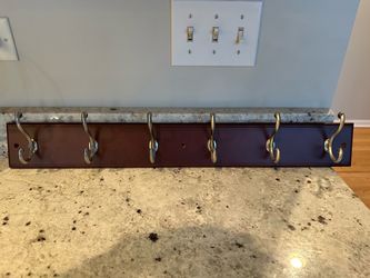 6 hook  hanger - 27 inches long