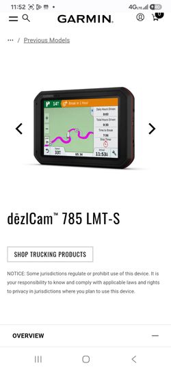 Garmin 785 trucker version $199
