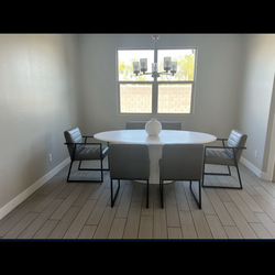 Crate and Barrel chairs