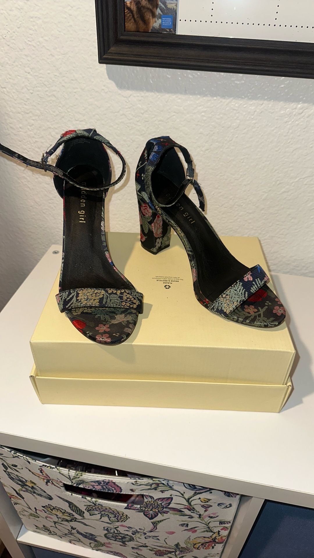 Madden Girl Floral Heels