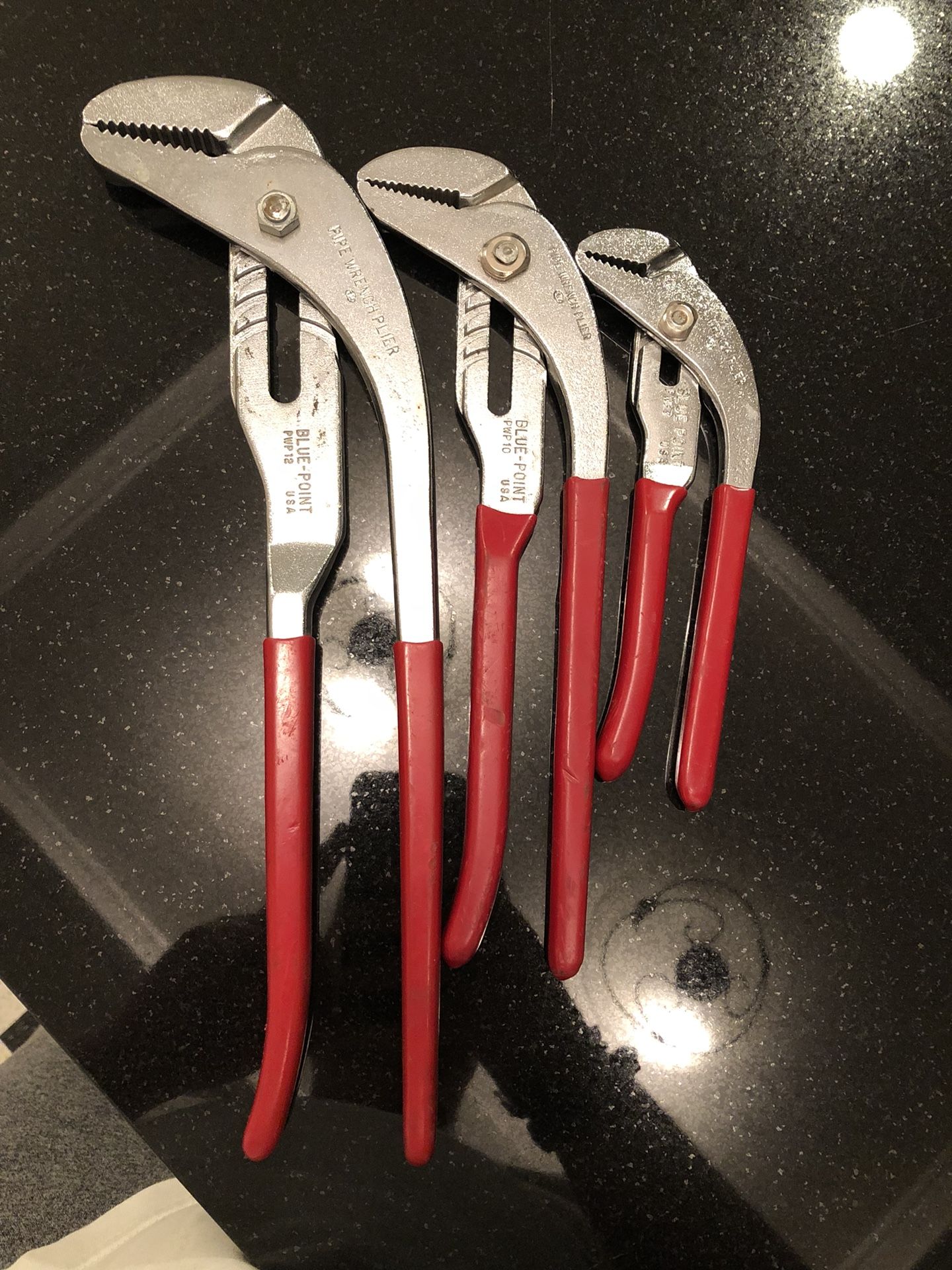 Blue Point Snap On Pipe Wrench Pliers Like NEW