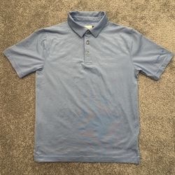 Nicklaus Boys Mens Striped Golf Polo Shirt Ecochoice Size L 14-16 Short Sleeve