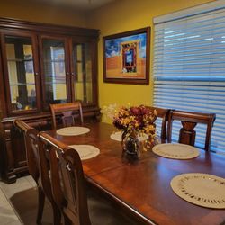 Cherry Wood China Cabinet