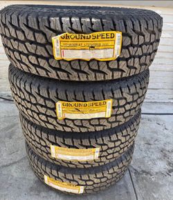 LT275/70R18 Ground Speed A/T Set 4 New Tires