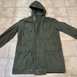 Vintage Belgian Military Parka Field Jacket 
