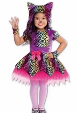 Halloween costume Rainbow Kitty 3T-4T