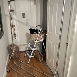 Heavy Duty Clothing Rack With Wheels