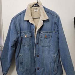 Women's Wrangler Heritage Sherpa Lined Western Denim Jacket 