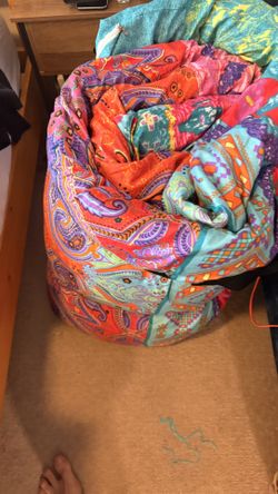 Bohemian Futon Floor Mattress Boho Floral Style Japanese Tatami Mat Foldable Bed Portable Camping Sleeping Pad Lounger Couch Bed, Queen