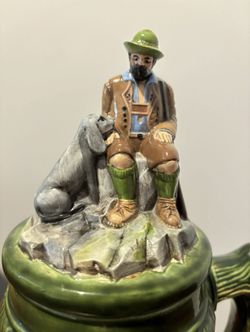 1973 Vintage Large Decorative Beer Stein Hand Painted