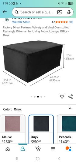 Factory Direct Ottoman