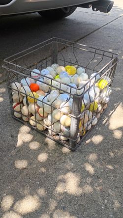 Used Practice Golf Balls