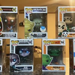 7 Funk Pop Figures