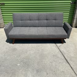 *Free Delivery* Modern Gray Wayfair Couch Sleeper Sofa Futon Bed