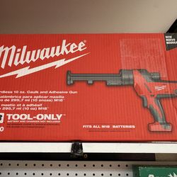 Milwaukee new caulk and adhesive gun M18