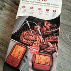 1000ft Range Therm Pro Wireless Food Thermometer, Brand New