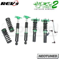 Rev9 R9-HS2-189_1 Hyper-Street II Damper Lowering Coilovers Kit w/ 32-Way Strut Shock Suspension For BMW 3-Series RWD (F30/F31/F34) 2016-18