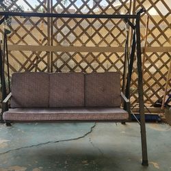 Brown Outside Swing It has a can of ev, but I don't have all the screws to hold it up