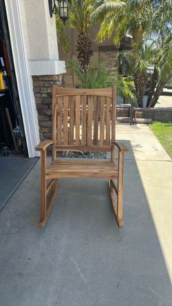 Brand New Solid Wood Outdoor Rocking Chair – Patio Porch Chair