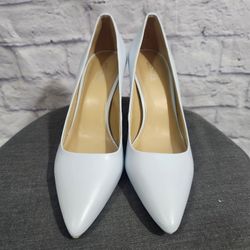 Michael Kors Womens Light Blue Pointed Toe High Heels Size 7?