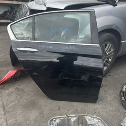 2013 - 2017 Honda Accord Rear Passenger Door Right Black