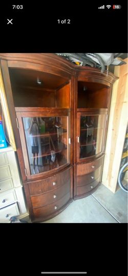 Dressers and entertainment center